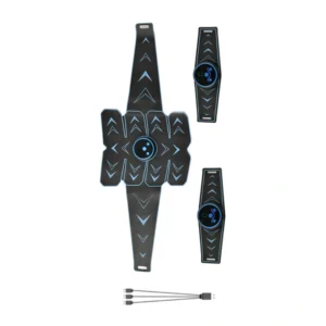5-Piece EMS Kit: Abs, 2 Arm Pads and 2 Leg Pads